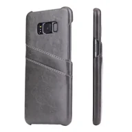Etui i futerały do telefonów - Etui na telefon Samsung Galaxy S8 Plus 6,2 cala z 2 miejscami na karty Hardcase z imitacji skóry Soft Touch pokrowiec ochronny na telefon komórkowy - miniaturka - grafika 1