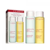 Zestawy kosmetyków damskich - Clarins Everyday Cleansing Set Zestaw Do Pielęgnacji Twarzy - miniaturka - grafika 1