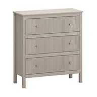 Inne meble do salonu - Komoda Kleo 3S Taupe - miniaturka - grafika 1
