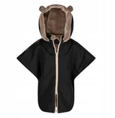 Okrycia kąpielowe dla dzieci - PIAPIMO-PONCZO SAMOCHODOWE CZARNE 75-105 CM - miniaturka - grafika 1