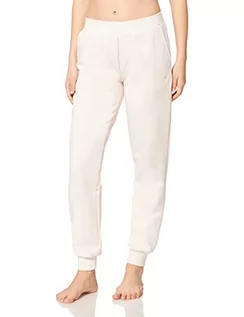 Spodnie damskie - Emporio Armani Damskie spodnie dresowe Fuzzy Fleece, różowy, L - grafika 1