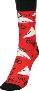 Skarpetki kolarskie - Red Cycling Products Offroad Socks, czarny/czerwony EU 43-46 2022 Skarpetki - grafika 1