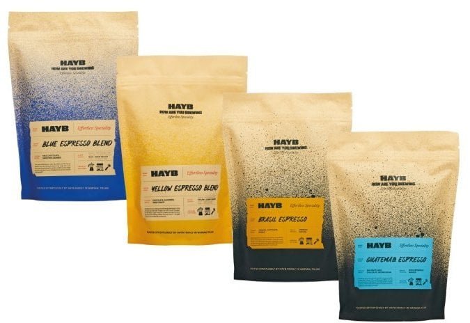 Kawa mielona HAYB Espresso Starter Pack 4x250g