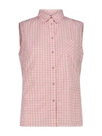 Bluzki damskie - CMP Bluzka funkcyjna w kolorze jasnoróżowo-białym - miniaturka - grafika 1