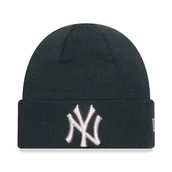 Czapki damskie - New Era Dziecięca czapka zimowa Beanie - New York Yankees zielona - miniaturka - grafika 1