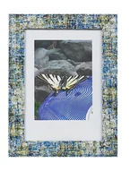 Ramki na zdjęcia - Ramka plastikowa POLLO 21x29,7 cm. do powieszenia NIEBIESKi - miniaturka - grafika 1