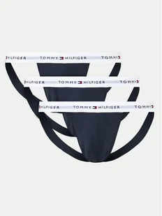 Tommy Hilfiger Komplet 3 par slipów Jock Strap UM0UM03377 Granatowy - Majtki męskie - miniaturka - grafika 1