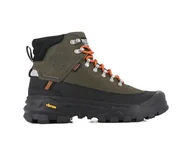 Botki damskie - Palladium Unisex Pallarider Thins Wp+ Botki, oliwkowa noc czarna, 45 EU, Oliwkowa noc czarna, 44.5 EU - miniaturka - grafika 1