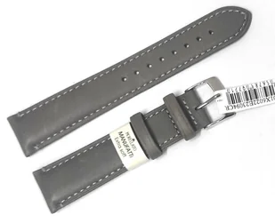 Skórzany pasek do zegarka 16 mm Morellato A01X6022E23094CR16 szary - Akcesoria do zegarków - miniaturka - grafika 1