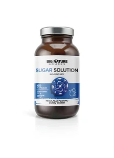 Big Nature Sugar Solution - suplement diety 60 kaps. - suplement - Serce i układ krążenia - miniaturka - grafika 1