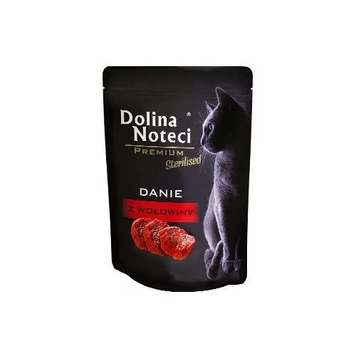 Dolina Noteci Premium Kot Sterilised Danie z wołowiny saszetka 85g