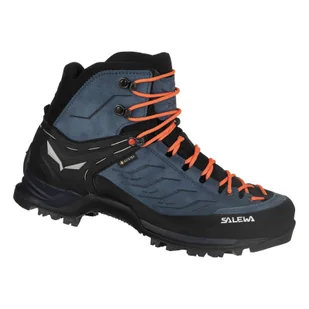 Buty trekkingowe męskie Salewa MTN TRAINER MID GTX niebieskie 00-0000063458_8669 - Buty trekkingowe męskie - miniaturka - grafika 1
