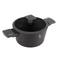 Garnki - GARNEK TYTANOWY Z POKRYWĄ 20cm BERLINGER HAUS BH-8130 ANTRACIT - miniaturka - grafika 1