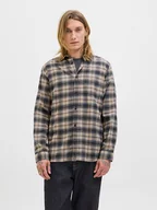 Koszule męskie - Jack & Jones Koszula - Regular fit - w kolorze beżowym - miniaturka - grafika 1