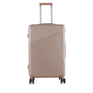 Walizka średnia Semi Line T5758-3 Różowy - Walizki - miniaturka - grafika 1