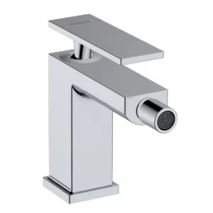 HANSGROHE 73200000 Tecturis E Jednouchwytowa bateria bidetowa z kompletem odpływowym Chrom - Baterie bidetowe - miniaturka - grafika 1