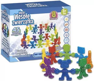 Klocki Wesołe Zwierzat E-Edu 28691 Artyk - Klocki - miniaturka - grafika 1