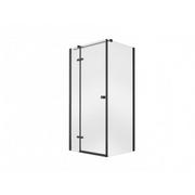 Kabiny prysznicowe - BESCO PKL-90-195-B PIXA BLACK NEW kabina kwadratowa przejrzyste szkło 90 x 90 x 195lewa - miniaturka - grafika 1