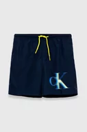Spodnie i spodenki dla chłopców - Calvin Klein Jeans szorty kąpielowe dziecięce kolor granatowy - miniaturka - grafika 1