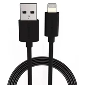 Kable USB - Duracell Kabel USB-C do Lightning 1m czarny - miniaturka - grafika 1