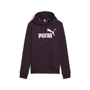 PUMA Damska bluza z kapturem z logo Ess Fl (S) - Bluzy damskie - miniaturka - grafika 1