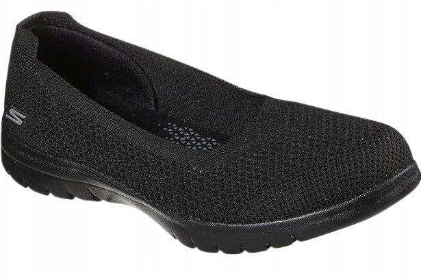 SKECHERS PÓŁBUTY DAMSKIE WSUWANE CZARNE NISKIE PROSTE 40 Ż3J