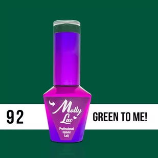 Molly Lac Lakier hybrydowy MollyLac Rest and Relax Green to me 10 ml Nr 92 - Lakiery hybrydowe Molly Lac Lakier hybrydowy MollyLac Rest and Relax Green to me 10 ml Nr 92 - Lakiery hybrydowe - miniaturka - grafika 1
