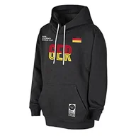 Moda i Uroda OUTLET - FIFA Oficjalna bluza z kapturem 2023 dla kobiet, Sprzęt, Niemcy, Czarny, M Unisex Dorosły, czarny, M - miniaturka - grafika 1