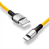 Kable USB - Kabel USB - USB-C eXc BRAID 1.2m, żółty - miniaturka - grafika 1