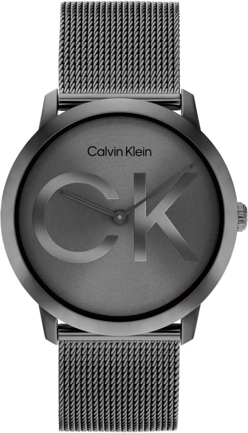 Zegarek Calvin Klein Zegarek Męski Calvin Klein Intrigue 25300011 Mesh Graphite