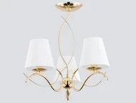 Lampy sufitowe - Alfa Monza Gold żyrandol 3-punktowy złoty 27613 - miniaturka - grafika 1