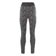 Legginsy - Reebok Damskie nowoczesne legginsy bawełniane Safari - miniaturka - grafika 1