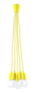 Żółta loftowa lampa wisząca - EX543 E4-B69 - Lampy sufitowe - miniaturka - grafika 2