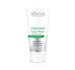 Bielenda Professional Antibacterial Face Mask With Green Clay antybakteryjna maseczka do twarzy z glinką zieloną 150g 57105-uniw - Maseczki do twarzy - miniaturka - grafika 1
