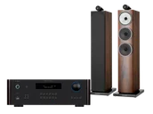 Zestawy stereo - Rotel RA-1572 MkII (czarny) + 703 S3 (mokka) - miniaturka - grafika 1