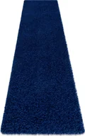 Dywany - Dywan, Chodnik SOFFI shaggy 5cm granat - do kuchni, przedpokoju, na korytarz niebieski 70x200 cm - miniaturka - grafika 1