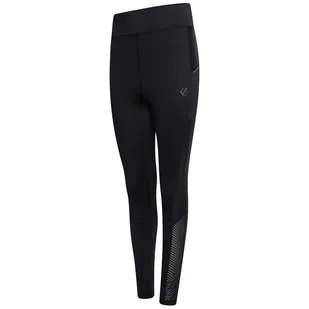 Damskie legginsy Dare 2b Shine Bright Legging Rozmiar: S / Kolor: czarny - Spodnie sportowe damskie - miniaturka - grafika 1