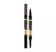 Eveline Cosmetics Cosmetics - Brow Art Duo Pen & Filling Powder Waterproof - Wodoodporny pisak i puder do brwi 2w1 - DARK