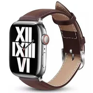 Akcesoria do smartwatchy - Crong Pasek Noble Band do Apple Watch 42/44/45/49 mm, brązowy - miniaturka - grafika 1