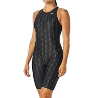 Stroje kąpielowe - TYR Damski strój kąpielowy Solid Fusion 2 z odkrytymi plecami - zgodny z U12 - miniaturka - grafika 1