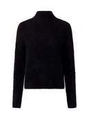 Swetry damskie - BOSS Sweter damski z zawartością kaszmiru - Fubrina Kobiety czarny jednolity, XL - miniaturka - grafika 1