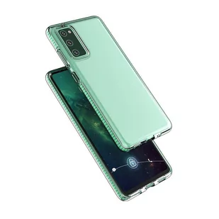 Spring Case pokrowiec żelowe etui z kolorową ramką do Samsung Galaxy A72 4G ciemnoróżowy - Etui i futerały do telefonów - miniaturka - grafika 3