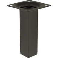 Zawiasy, okucia i inne akcesoria - Noga meblowa kwadratowa 10 cm czarna - miniaturka - grafika 1