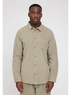 Koszule męskie - MAZINE Koszula sztruksowa w kolorze beżowym - miniaturka - grafika 1