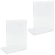 Podpórki do książek - Podpórka do książki A4 z plexi 4mm - gładka 2 szt. - miniaturka - grafika 1