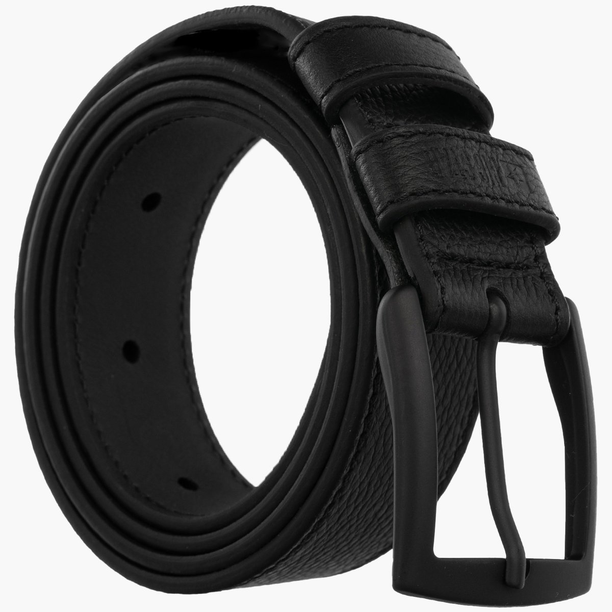 Pasek Męski BIG STAR Skórzany Pas Do Spodni Czarny KK675104 Czarny 115