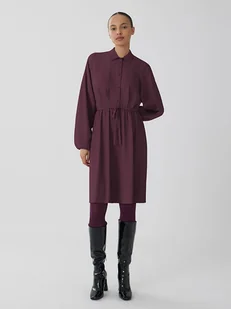 Vila Sukienka "Visurashil" w kolorze bordowym - Sukienki - miniaturka - grafika 1