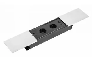 GTV przedłużacz biurkowy wpuszczany w blat PRESTINO 2x gniazdo USB A+C RJ45 HDMI biały - Gniazdka elektryczne - miniaturka - grafika 1