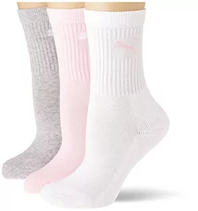 PUMA Skarpety dziecięce unisex (3 sztuki), Woda różana, 35-38 - Skarpetki damskie - miniaturka - grafika 1