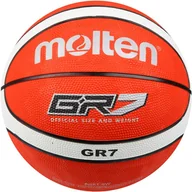 Koszykówka - Molten Piłka do koszykówki GR7 czerwona BGR7-RW 7 - miniaturka - grafika 1